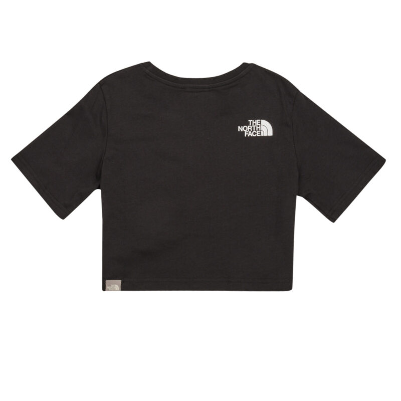 T-shirt The North Face Girls S/S Crop Easy Tee Nero - T-shirt maniche corte Bambina - 2